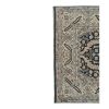 Handknotted Indigo Turkish Oushak Rug with Medallion | Area Rug in Rugs by Vintage Pillows Store. Item composed of fabric