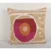 Suzani Pillow Cover | Sham in Linens & Bedding by Vintage Pillows Store. Item composed of cotton