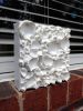 White textural painting, white sculptured wall decor | Oil And Acrylic Painting in Paintings by Natasha Kanevski. Item composed of canvas compatible with minimalism and contemporary style