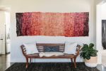 Wild Silk Color Field Wall Hanging - Burgundy | Tapestry in Wall Hangings by Tanana Madagascar. Item made of fiber