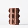 Arcissimo Vase Brown Medium | Work by District Loom