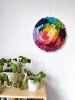 RAINBOW ROUNDIE closed centre | Tapestry in Wall Hangings by Nova Mercury Design. Item made of cotton with fiber