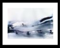 Sound of Silence Abstract Watercolor Framed Original Ar | Watercolor Painting in Paintings by Susi Schuele Art. Item composed of paper compatible with modern style
