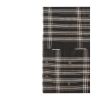 Vintage Black & White Striped Goat Hair Kilim Rug 8'1'' X 10 | Area Rug in Rugs by Vintage Pillows Store