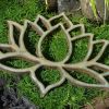 Lotus Flower Wall Hanging | Wall Sculpture in Wall Hangings by Studio Strietnberger / Knottery Pottery - Kathleen Streitenberger. Item made of ceramic