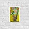 Framed Print - Jubilee - Impressionist Floral Still Life Art | Work by Eman's Gallery