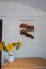 medium modern autumnal wall sculpture weaving | Tapestry in Wall Hangings by Wolfpit Studio. Item works with boho & contemporary style