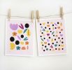 Polka Print Set | Prints by Leah Duncan. Item composed of paper in mid century modern or contemporary style