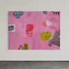 The Big Pink One | Oil And Acrylic Painting in Paintings by Sarah Finucane