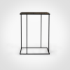 FramE - Forset brown side table | Tables by DFdesignLab - Nicola Di Froscia. Item composed of steel and marble in minimalism or contemporary style