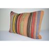 18" X 24" Original Diamond Pattern Faded Decorative Kilim | Sham in Linens & Bedding by Vintage Pillows Store. Item composed of cotton & fiber
