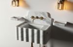 Handcrafted Carrara Marble Fluted Vessel Sink: Timeless Elegance and Radiance for Your Bathroom | Water Fixtures by AYMARBLEDESIGN LLC