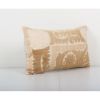 Pastel Yellow Suzani Embroidery Throw Pillow, Suzani Lumbar | Cushion in Pillows by Vintage Pillows Store