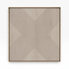 Geo X in Driftwood by DSCVR Art Framed Canvas Wall Art | Prints in Paintings by ArtCollectiv