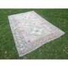 Soft Colors Large Livingroom Rug, Turkey Wool Oushak Carpet | Area Rug in Rugs by Vintage Pillows Store. Item composed of cotton and fiber