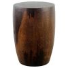Haussmann® Mango Wood Merlot End table 15 in D x 20 in | Tables by Haussmann®