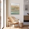 Earthen Layers Art Print - Organic Abstract Landscape | Prints in Paintings by Lara Eckerman Art