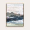 Blooming Skies - Art Print of Neutral Coastal Landscape | Prints in Paintings by Lara Eckerman Art