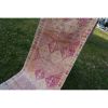 Handknotted Faded Turkish Oushak Runner - Stair Carpet | Runner Rug in Rugs by Vintage Pillows Store. Item made of cotton with fiber