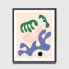 Midcentury Modern wall art, Colorful Abstract wall art | Prints by Capricorn Press. Item made of paper works with boho & minimalism style