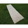 Vintage Handwoven Anatolian Oushak Herki Distressed | Runner Rug in Rugs by Vintage Pillows Store. Item composed of cotton and fiber