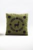 LLAMA Decorative Pillow, Olivo, Set of 2 | Pillows by ANDEAN. Item made of cotton with fiber works with contemporary & traditional style