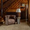 V Side Table Albanian Grey | Work by District Loom