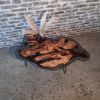 Smoke Epoxy Resin Coffee Table | Tables by Ironscustomwood. Item composed of wood and synthetic