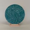 Round Terrazzo 11" - Deep Jungle Green | Decorative Tray in Decorative Objects by Tropico Studio. Item made of stoneware
