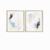 Set of 2 Soft Motion | Prints in Paintings by NLS Design