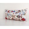 Animal Motif Suzani Pillow, Handmade Aquarium Pictorial Embr | Cushion in Pillows by Vintage Pillows Store