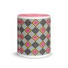 Pink Green African Pattern Coffee Mug | Drinkware by Reflektion Design