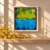 ECHOES 023 - 20x20cm | Oil And Acrylic Painting in Paintings by Lara Spadetto Art