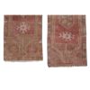 Set of Two Distressed Turkish Small Rug, Kitchen Sink Rug | Runner Rug in Rugs by Vintage Pillows Store. Item composed of cotton and fiber