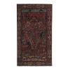 Vintage HandkVintage Handknotted Animal Garden Rug | Area Rug in Rugs by Vintage Pillows Store. Item composed of cotton and fiber