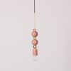 Beaded Pendant Lamp (Sphere) | Pendants by Pigeon Toe Ceramics. Item composed of steel & ceramic