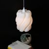 Wavy 3D Printed Pendant Light: Modern Hanging Lamp | Lamps by Spacecraft Furnishing