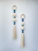 Set of 2 Modern Woven Macrame Wall Hangings - Boho Chic Home Decor, Handcrafted Art for Living Room or Bedroom | Wall Hangings by RavaTapestryArt