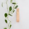 Medium Leather Snap Wall Strap [Round End] | Storage by Keyaiira | leather + fiber | Artist Studio in Santa Rosa. Item composed of leather