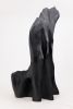 XXL Charred Black Wood Throne Chair in Organic Form by Logniture | Chairs by Logniture