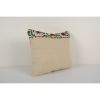 White Embroidered Handmade Cushion Pillow | Sham in Linens & Bedding by Vintage Pillows Store. Item composed of fabric