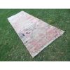 Vintage Turkish Oushak Wool Runner - Stair Carpet | Runner Rug in Rugs by Vintage Pillows Store. Item made of cotton