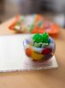 Glass Blown Rainbow Bubble Bowl | Decorative Bowl in Decorative Objects by Maria Ida Designs. Item made of glass