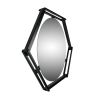 Metal Hexagon Floating Mirror | Decorative Objects by Sand & Iron