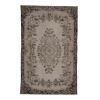 Vintage Hand Knotted Turkish Oushak Rug 6.4 x 9.9 ft. | Area Rug in Rugs by Vintage Pillows Store. Item made of cotton with fiber