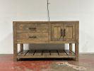 Model 1060 - Custom Single Sink Vanity | Countertop in Furniture by Limitless Woodworking. Item made of maple wood works with mid century modern & contemporary style