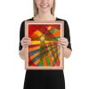 Framed Print - Solar Burst - Geometric Abstract Art | Work by Eman's Gallery