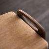 Wood and Cork Stool or Ottoman | Suber Stool by Alabama Sawy | Chairs by Alabama Sawyer. Item made of walnut