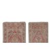 Vintage Fine Matching Twin Tribal Rugs, Wool Distressed Rugs | Runner Rug in Rugs by Vintage Pillows Store. Item made of cotton with fiber