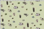 Gemstones, Peridot | Fabric in Linens & Bedding by Philomela Textiles & Wallpaper. Item composed of cotton